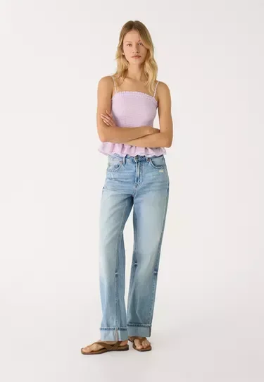straight wide-leg