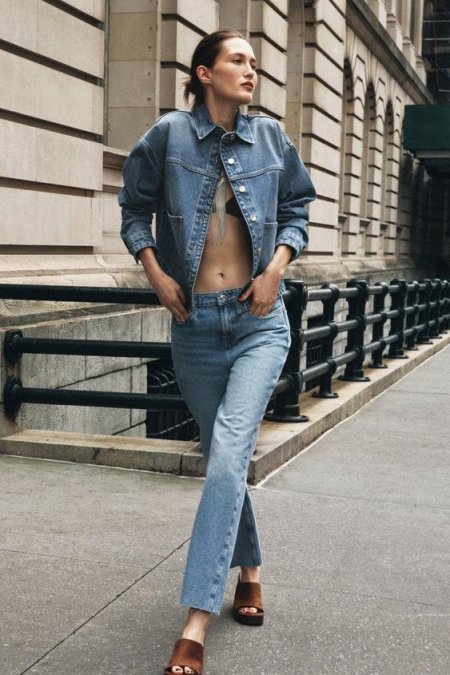 HIGH-RISE STRAIGHT JEANS