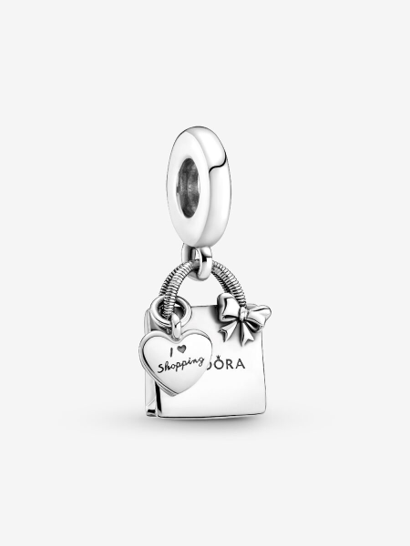 Pandora Shopping Bag Dangle Charm Sterling silver