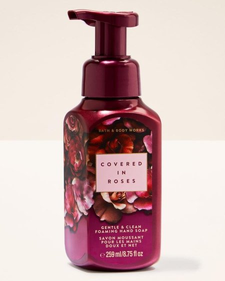 Covered In Roses Gentle and Clean Foaming Hand Soap