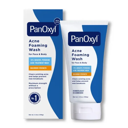 PanOxyl Acne Foaming Wash Benzoyl Peroxide 10% Max Strength - 156g