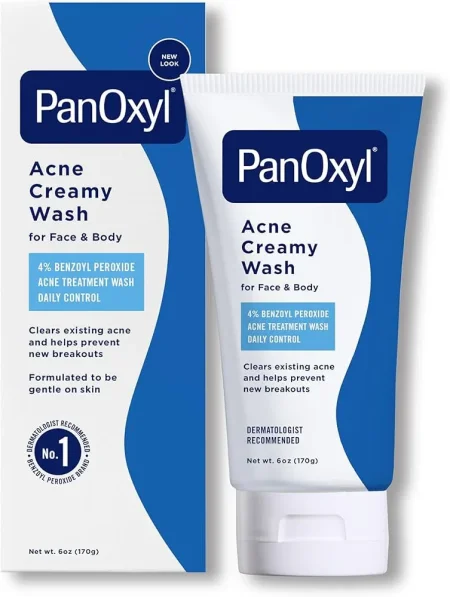 Panoxyl Acne Creamy Face Wash 4% Benzoyl Peroxide - 170g