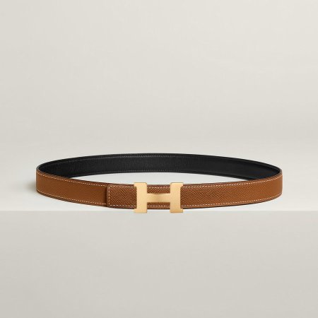HERMES Mini Constance belt buckle & Reversible leather strap 24 mm