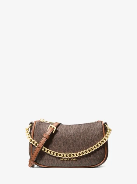 Carmela  Signature Logo Convertible Crossbody Bag