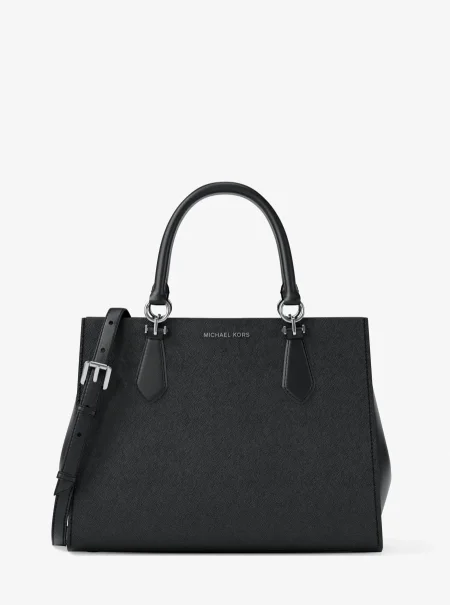 Marilyn Medium Saffiano Leather Satchel