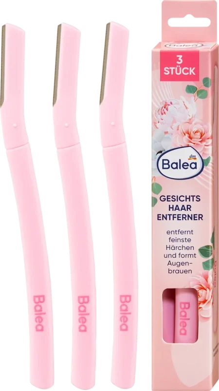 Balea Facial hair remover, 3 pcs