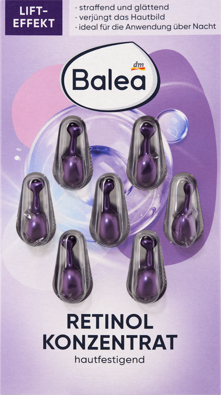 Balea Retinol Bakuchiol Concentrate, 7 Capsules