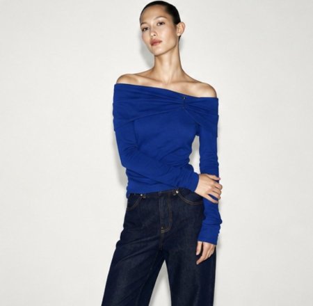 Zara soft top with buckle