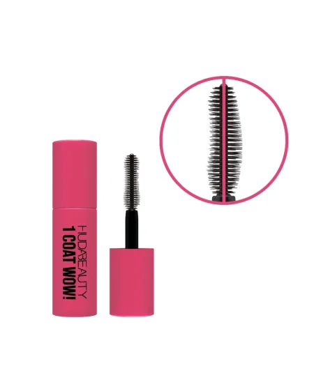 HUDA BEAUTY 1 COAT WOW! EXTRA VOLUMIZING AND LIFTING MASCARA MINI