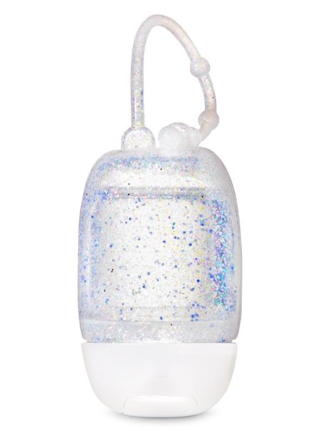 White Glitter PocketBac Holder
