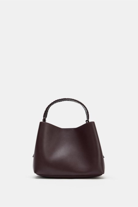 BRAIDED HANDLE HANDBAG