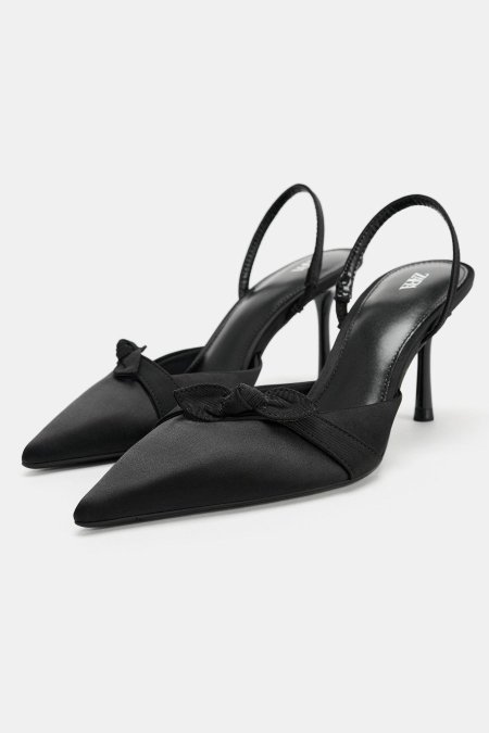 SATIN HIGH-HEEL SHOES