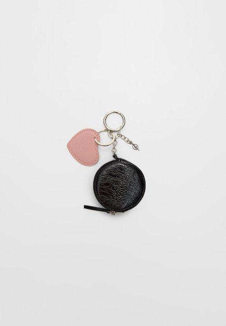 ROUND MINI PURSE KEY RING