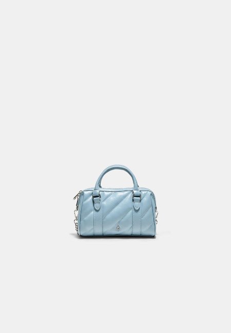 Quilted bowling bag Sky blue