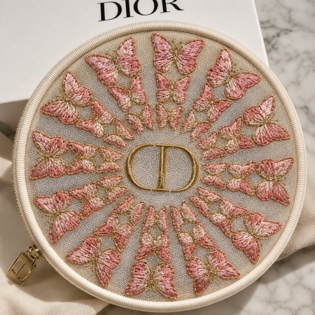 Christian Dior makeup bag