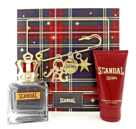 Scandal by Jean Paul Gaultier 100ML EDT + 75ML Shower Gel. New Men's SET