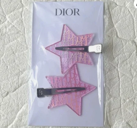Dior Hair Clip Hairpin Backstage Pink Star 2026 not for Japan Rare