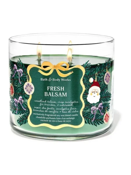 Bath & Body Works Fresh Balsam 3-Wick Candle 411g