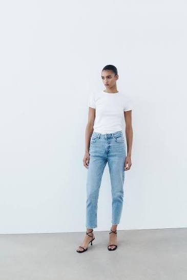High waist skinny jeans