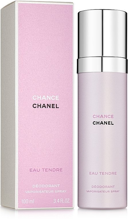 CHANEL CHANCE EAU TENDRE DEODORANT WOMEN SPRAY 100ML 3.4OZ