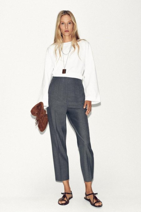 HIGH-WAIST TROUSER
