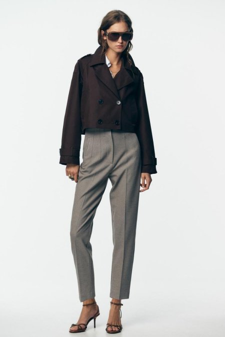 HIGH-WAIST TROUSERS